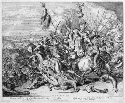 Cycle de gravures de Vienne, capture du grand étendard - Romeyn de Hooghe
