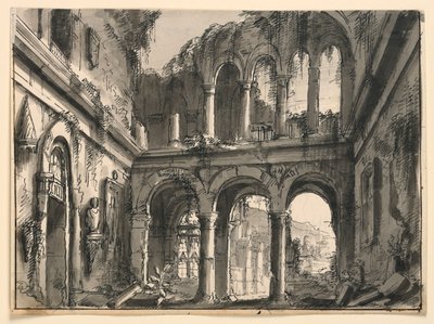 Décor de scène, intérieur d