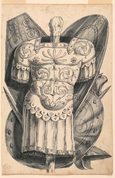 Trophée avec armes - Romolo Achille Liverani