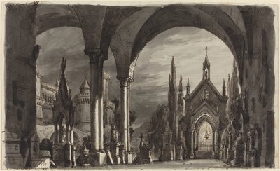 Cimetière des Ravenswoods, de "Lucia di Lammermoor" - Romolo Liverani