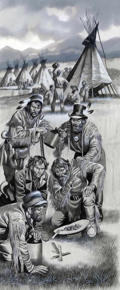 Le groupe des montagnards du Far West - Ron Embleton