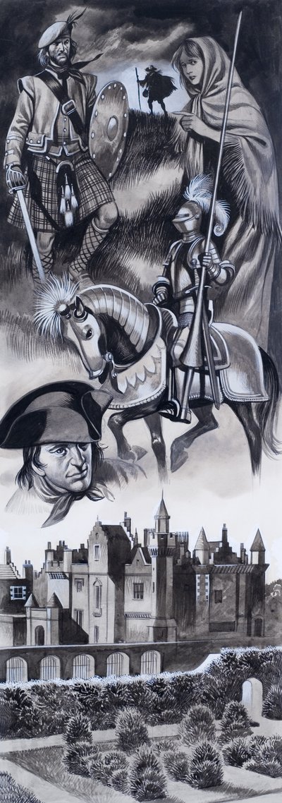 Château écossais et personnalités de l