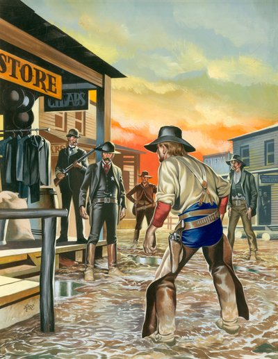 Fusillade dans le Far West - Ron Embleton