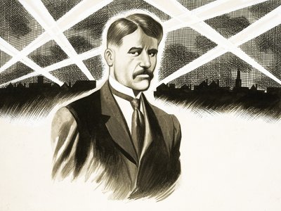 Leur journal de la semaine : Les raids des zeppelins (Arnold Bennett) - Ron Embleton