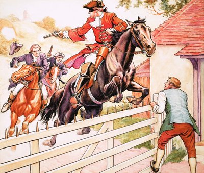 La chevauchée de Dick Turpin vers York - Ronald Simmons