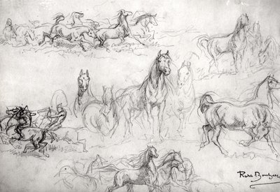 Étude de Chevaux - Rosa Bonheur