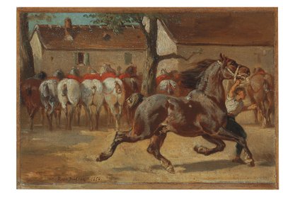 Cheval au trot - Rosa Bonheur
