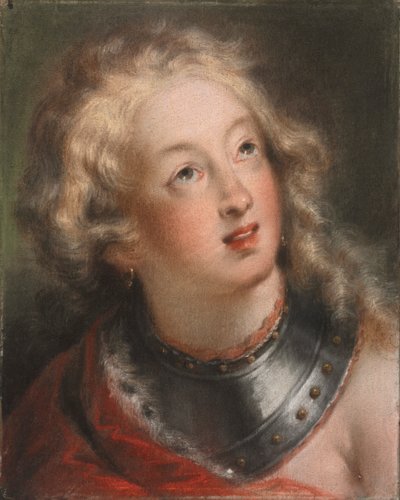 Tête de femme, première moitié du 18e siècle - Rosalba Giovanna Carriera