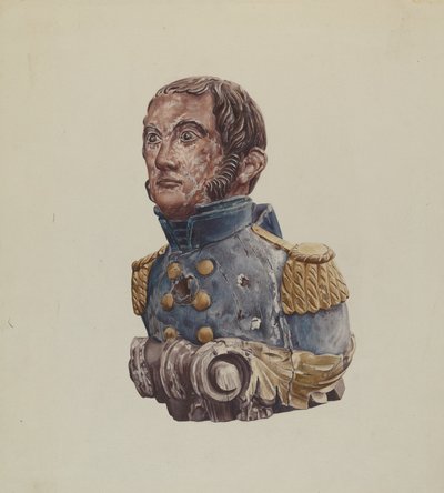 Figure de proue : Officier de marine - Rosamond P. Gray