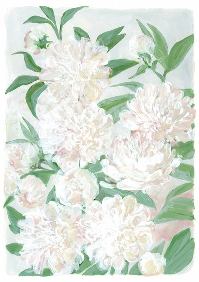 Fleurs de pivoine délicates - Rosana Laiz Blursbyai