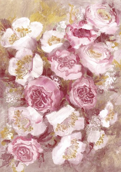 Roses rose pâle - Rosana Laiz Blursbyai
