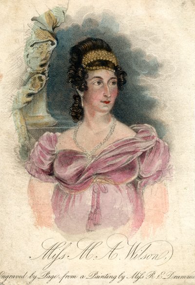 Miss M A Wilson, vers 1820-1850 - Rose Emma Drummond