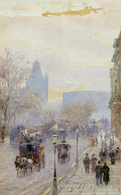 Une rue à Londres - Rose Maynard Barton