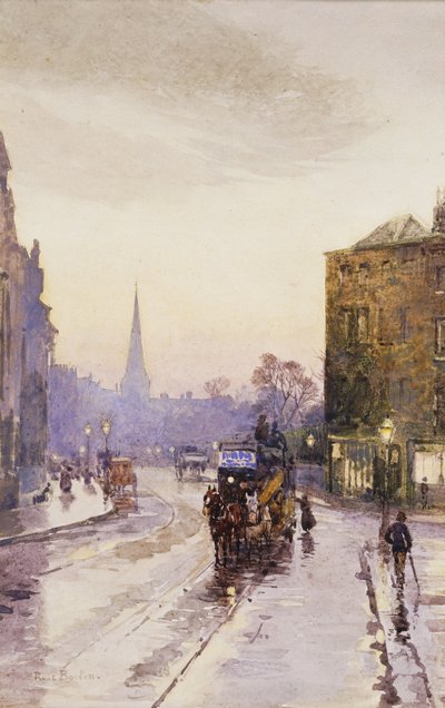 Attraper le tramway dans Nassau Street, Dublin - Rose Maynard Barton
