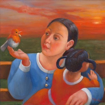 Un coucher de soleil ensemble, 2022 - Rosemarie Adcock