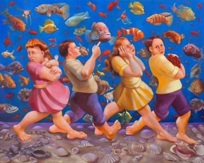 Traversée de la mer Rouge - Rosemarie Adcock