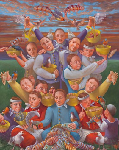 Le repas des 5000, 2024 - Rosemarie Adcock