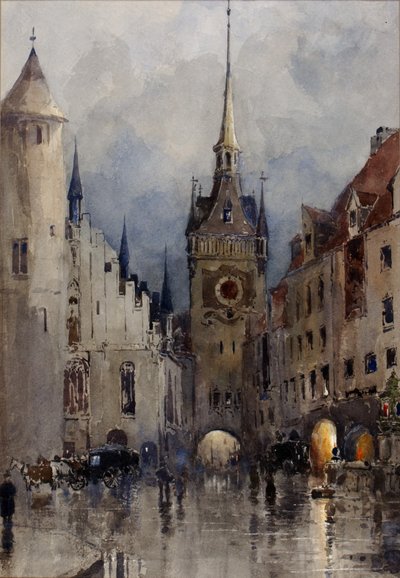 Scène de rue à Munich, 1880 - Ross Turner