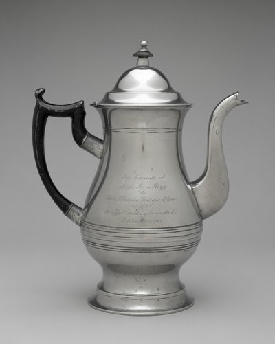 Cafetière ou Théière, vers 1830-1870 - Roswell (attr.to) Gleason