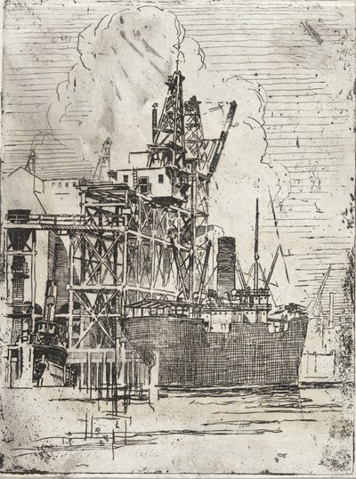 Cargo au quai - Roswell Morse Shurtleff