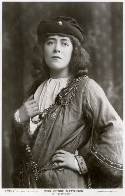 Edith Wynne Matthison, actrice britannique, c1907 - Rotary Photo