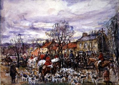 Rassemblement de chiens - Rowland Henry Hill