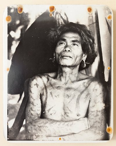 Un Ifugao tatoué du district de Kababuyan - Roy Barton
