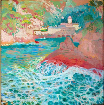 San Fruttuoso depuis la mer - Rubaldo Merello