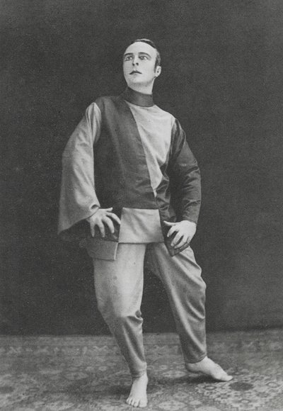 Rudolf von Laban, danseur autrichien (photo n/b) - Ruben Sobol