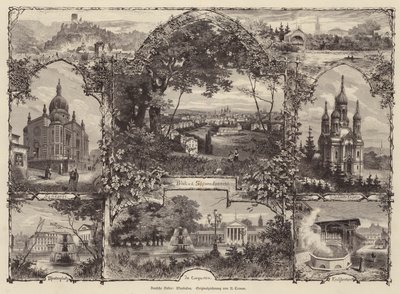Scènes de Wiesbaden, Allemagne - Rudolf (after) Cronau