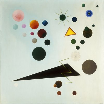 Ronds et triangles - Rudolf Bauer