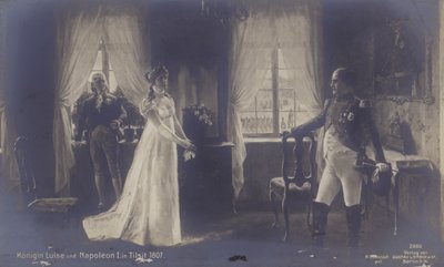 La Reine Louise de Prusse rencontrant Napoléon à Tilsit - Rudolf Eichstaedt