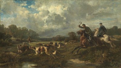 Grand-duc Vladimir Alexandrovitch de Russie 1847-1909 à la chasse au loup - Rudolf Ferdinandovich Frenz