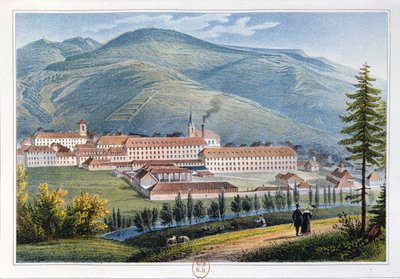 Usine de Messrs Hartmann und Fils, Munster, Alsace, France, 1842 - Rudolf Huber