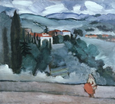 Route vers Fiesole - Rudolf Kremlicka