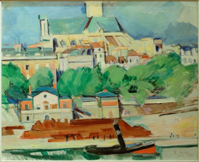 Rives de la Seine près de St. Gervais-St. Protais - Rudolf Levy