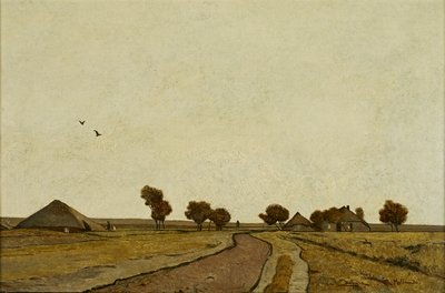 Paysage hollandais avec fermes - Rudolf Ribarz