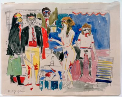 Scène sadique - Rudolf Schlichter