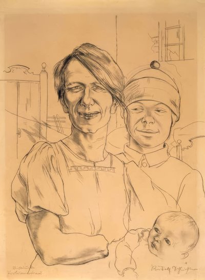 Femme prolétaire mutilée - Rudolf Schlichter