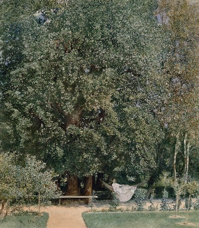 Du parc thermal à Tepliz - Rudolf von Alt