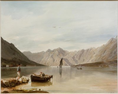 Vue vers Mula et Dobrota près de Cattaro - Rudolf von Alt