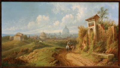 Vue de Rome - Rudolf von Alt