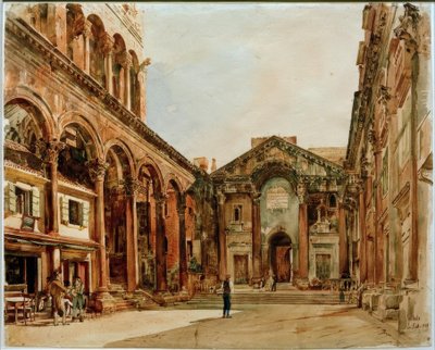 Palais de Dioclétien - Rudolf von Alt