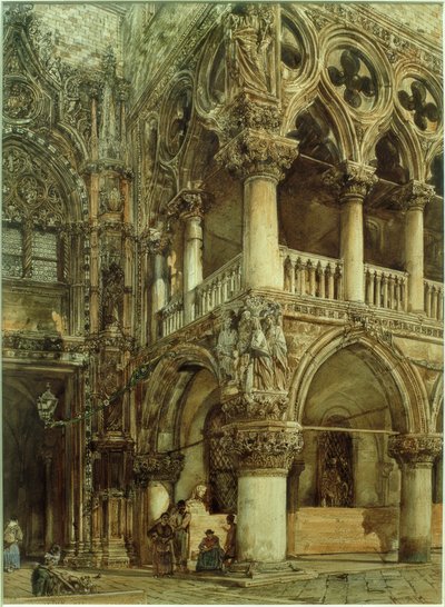 Palais des Doges à Venise - Rudolf von Alt