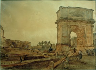 Arc de Titus à Rome - Rudolf von Alt