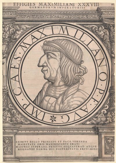 Saint Empereur Romain Maximilien I (impression) - Rudolph Wyssenbach