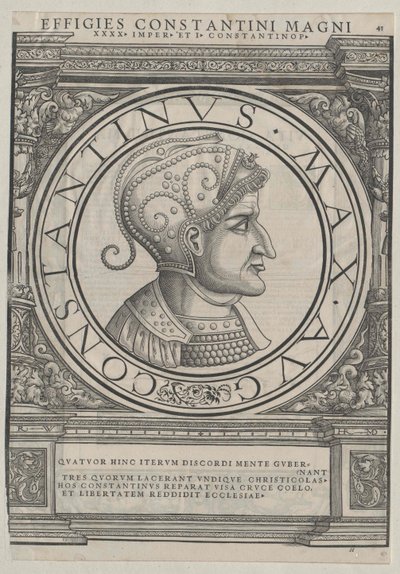 Empereur romain Constantin le Grand - Rudolph Wyssenbach