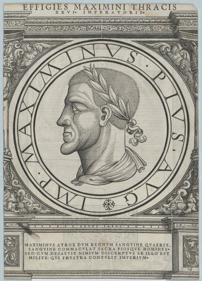 Empereur romain Maximin le Thrace (impression) - Rudolph Wyssenbach