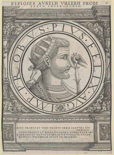 Empereur romain Probus (impression) - Rudolph Wyssenbach