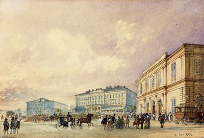 La gare du Sud, Vienne - Rudolf von Alt